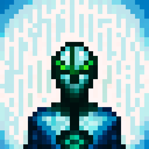 iron armor, game icon, 32x32 pixel art, sRGB, skill art, close up, portrait, metallic sheen, intricate engravings, battle-worn, weathered texture, glowing red accents, intimidating presence, sharp edges, reflective surface, heroic stance, dynamic lighting, detailed craftsmanship