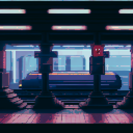 Underground train station