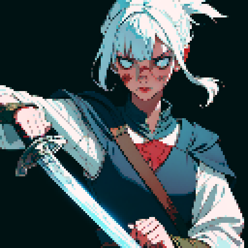 cut down, cut by sword, wound, sword slicing, sword slash, bleeding wound with sword, sword cutting person