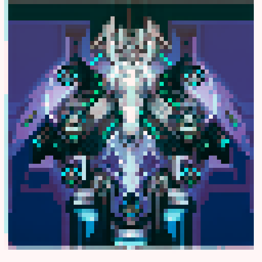 battleship, two guns, top-down view