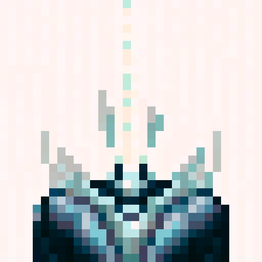 armor, shining metal, intricate details, protective layers, fantasy design, bold colors, glowing runes, heroic symbol, battle-worn, weathered texture, sharp edges, embossed patterns, reflective surfaces, polished finish, intense lighting, dramatic shadows, epic proportions, fierce expression, determined eyes, stoic pose, power emanating, dynamic composition, iconic silhouette, pixelated artwork