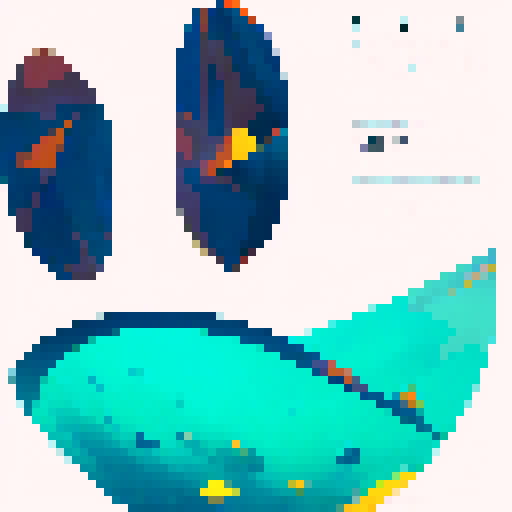 Bold, abstract, and geometric. Bright yellow triangles pierce through a sea of deep blue rectangles, creating a striking contrast and sense of movement.