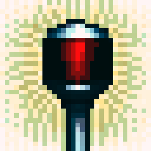 steel thimble, game icon, 32x32 pixel art, sRGB, skill art, close up, portrait, shiny surface, glint of light, polished edges, reflective metal, textured pattern, minimalist design, gradient colors, pixelated details