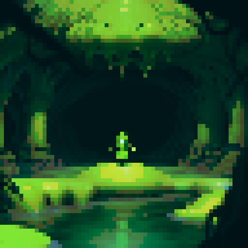 People sinking into a slime floor