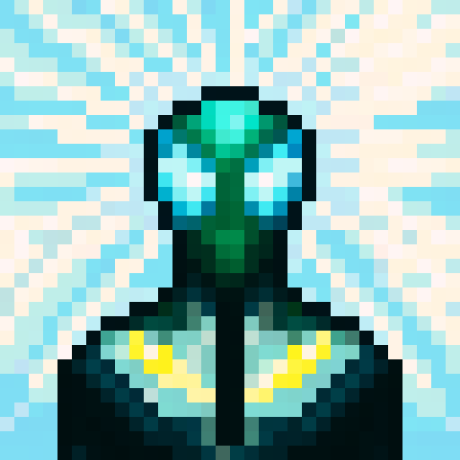 laser beam weapon, game icon, 32x32 pixel art, sRGB, skill art, close up, portrait, vibrant colors, glowing energy, futuristic technology, sleek design, intense focus, dynamic composition, sharp lines, bold shading, high contrast, dramatic lighting