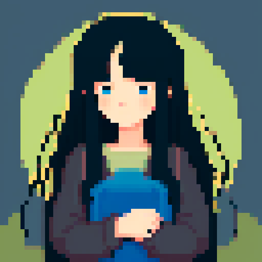 girl with long dark hair, shy, timid, depressed, sad, expressive eyes, beautiful, normal, cozy