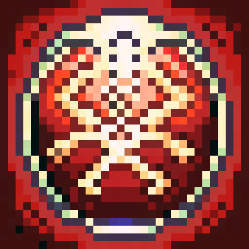 speed icon sword, vibrant red, pixelated, game icon, skillfully crafted, intricate details, 32x32 pixels, sRGB colors, close-up view, portrait style, dynamic shading, glossy finish