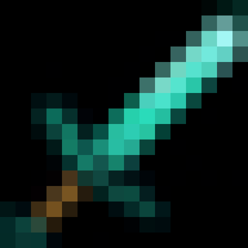 minecraft sword, emerald, bright green, item icon, 16x16