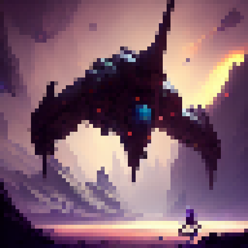 Sword-wielding hero battles fierce beasts in a surreal, dreamlike landscape, evoking the epic grandeur of classic RPGs and dripping with the vivid hues and bold brushstrokes of concept art.