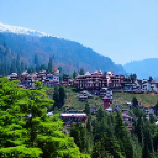 shimla houses and terrain