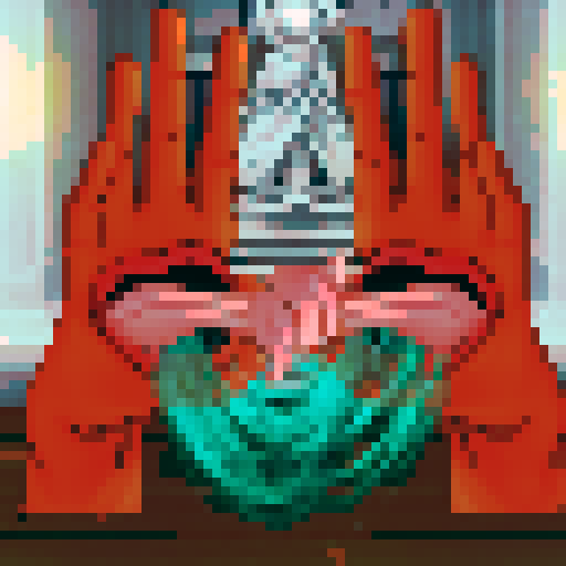 hand monsters with a mouth on each palm