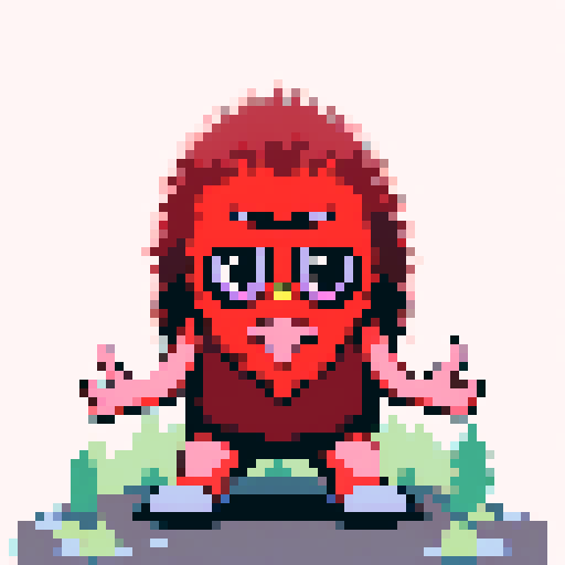 Furry, fuzzy creature called a gonk