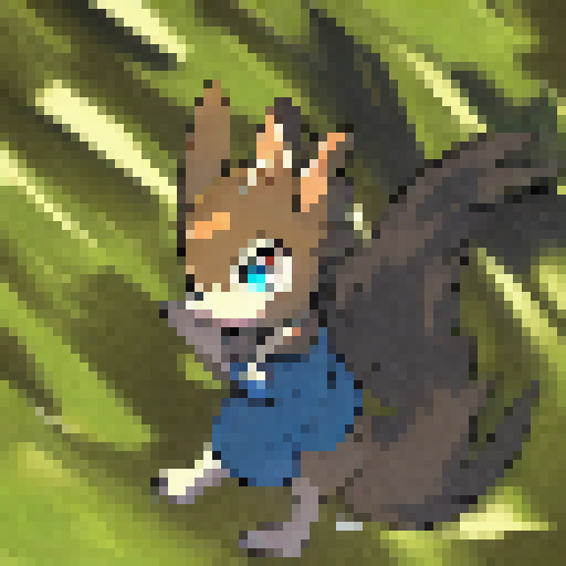 squirrel wielding a PM63 RAK