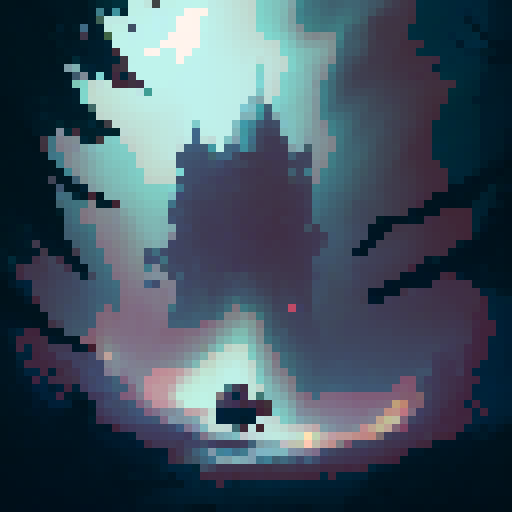 Medieval, dark, gritty, and detailed. Knight riding through a foggy forest, illuminated by a full moon, wielding a glowing sword that leaves a trail of sparks as he charges towards a castle on a hill, surrounded by a moat filled with glowing green water.