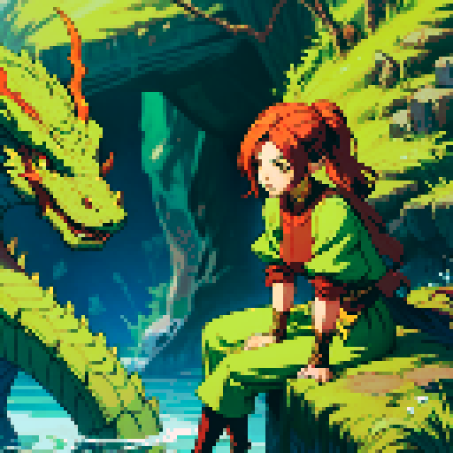 dragon lounging on piles of gold