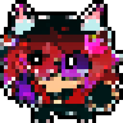 cute, adorable, pixelated, vibrant colors, reminiscent of retro video games, sRGB