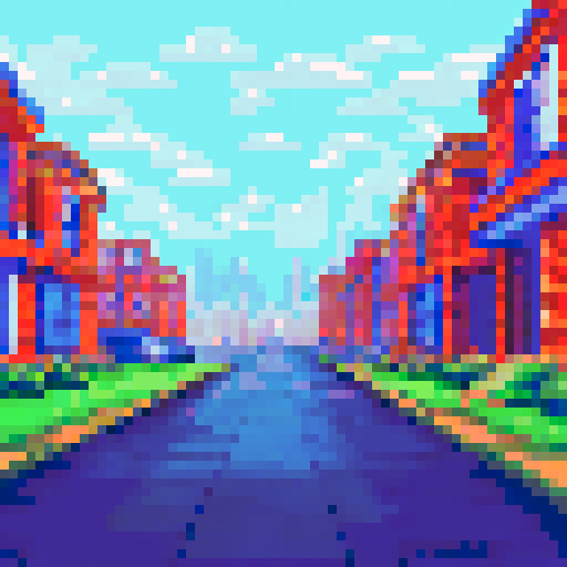 Background of houses in Mexico City