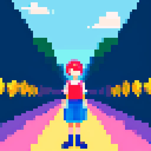 A cute girl with short hair brings bright sunshine.