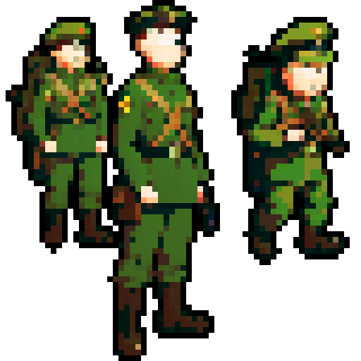 Solider from First World War with TinTin style as inspiration 