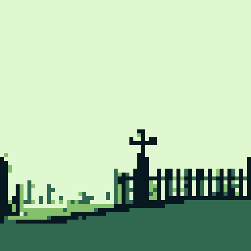 Graveyard foreground