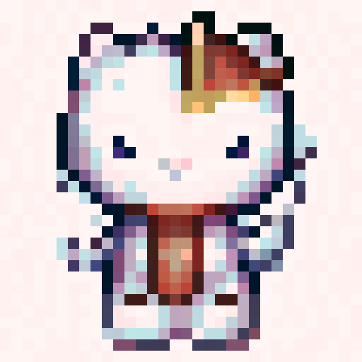 Hello Kity pixel art