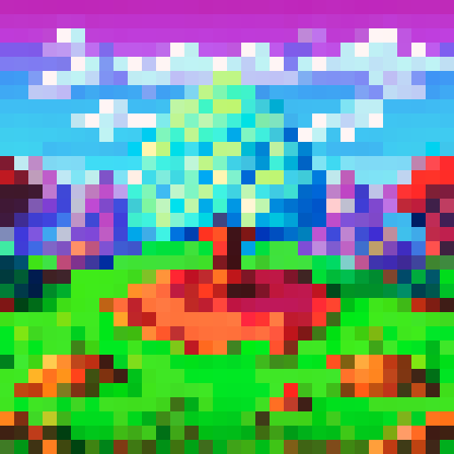 chestnut tree, green leaves, brown trunk, fantasy top-down RPG with an orthogonal camera, not isometric,simple 