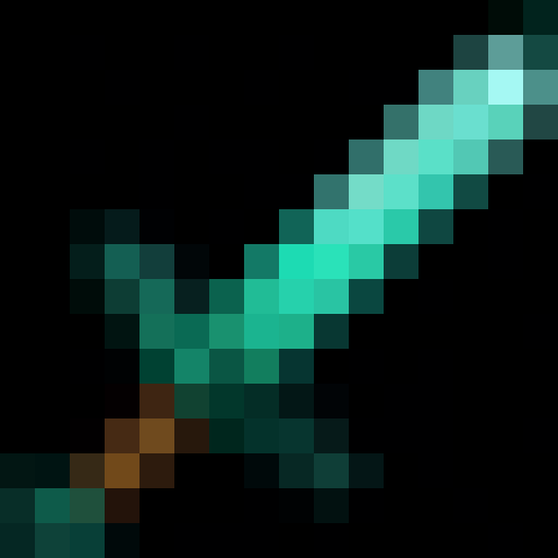 minecraft sword, emerald, bright green, item icon, 16x16