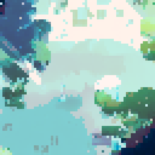 Full tree in the style of the Hyper Light Drifter Game