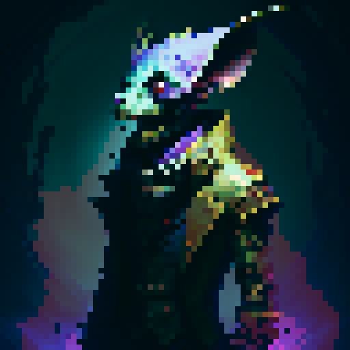 evil jester puppet, dark and twisted, vividly colored, with a mischievous grin, in a mystical, gothic castle