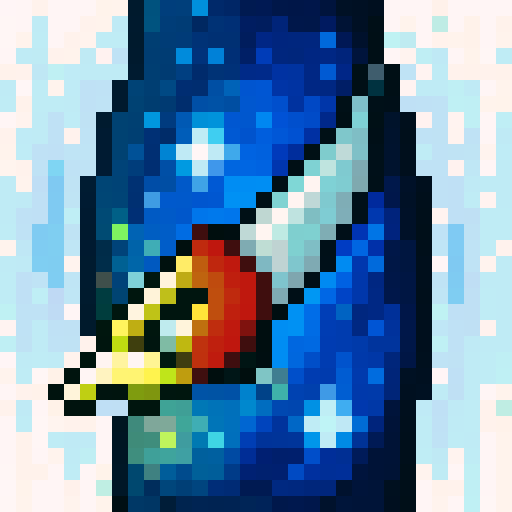 make a pixel art tower 2d and make it tall
