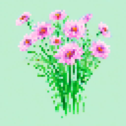 field flower bouquet, vibrant and delicate blossoms, soft and dreamy hues, reminiscent of a watercolor painting