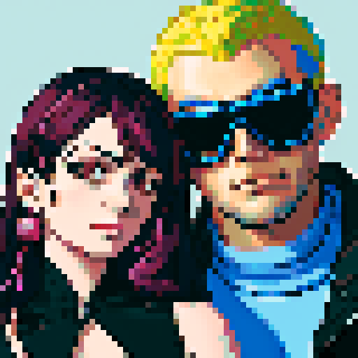 cyberpunk couple
