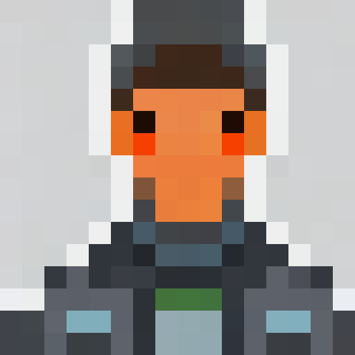 player sprite, walking, idle, hurt, dead, close up, portrait, game icon, pixel art, 16x16, four sides