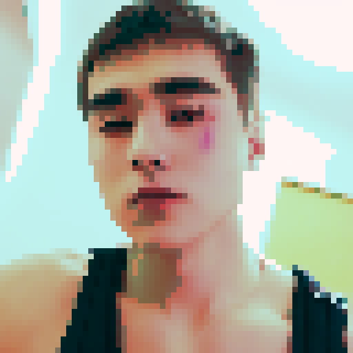 Futuristic, cybernetic samurai wielding neon katana in a bustling, neon-lit cityscape in a sleek, anime style.