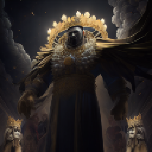 King, crown, overtowering everyone else