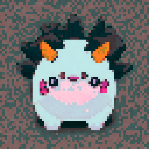 Anime-style capybara with big, glossy eyes chomping on a fluffy, pink marshmallow in a vibrant and whimsical world.