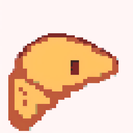 pixel art with a white background and a contour for the shape
