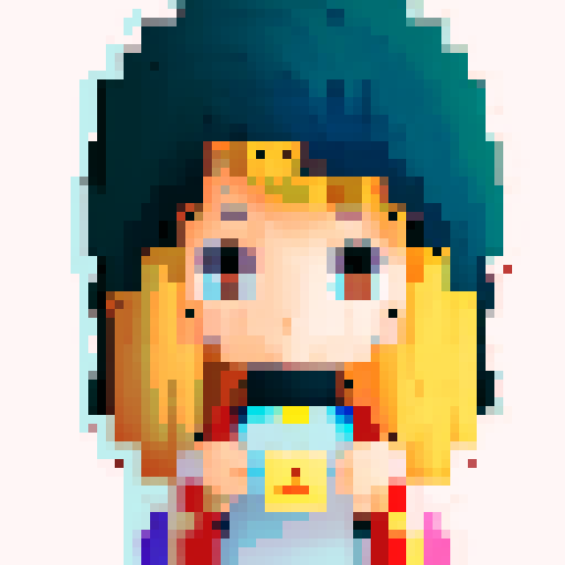 portrait of a mom, blonde hair, brown eyes, ike a library card