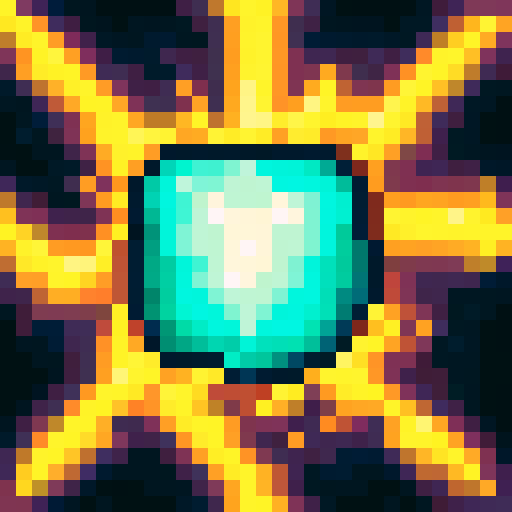 Time stop, frozen in time as a 32x32 pixel game icon,rendered with skillful pixel art in sRGB colors, captured in a close-up portrait.