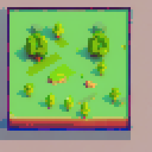 create a simple square 3d island i can use as an asset in my game