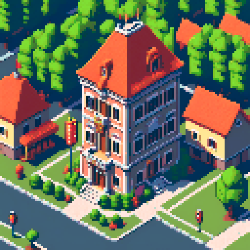 A friendly town hall