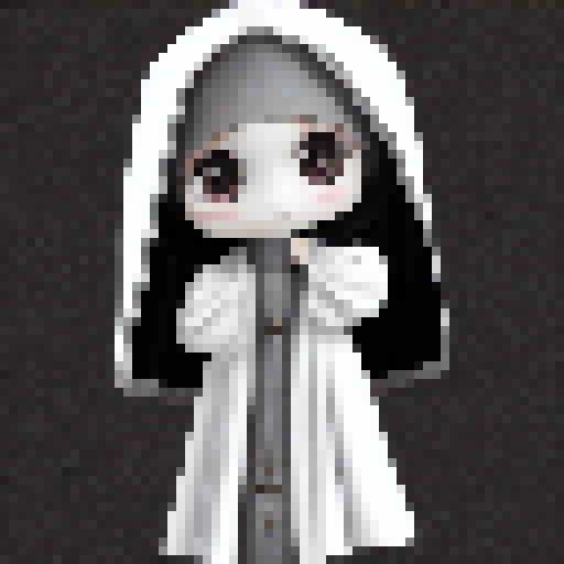 a chibi nun