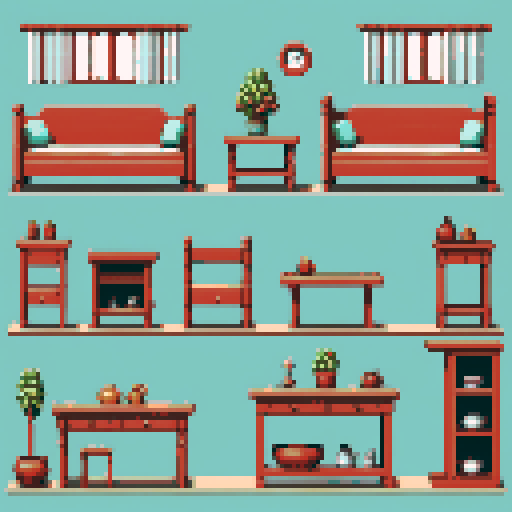 cottagecore dollhouse furniture 