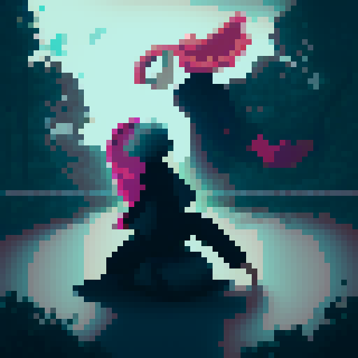 girl and monster battling each o thers