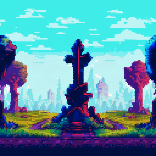 spooky graveyard, eerie mist, flickering lantern, gnarled trees, crescent moon, wispy clouds