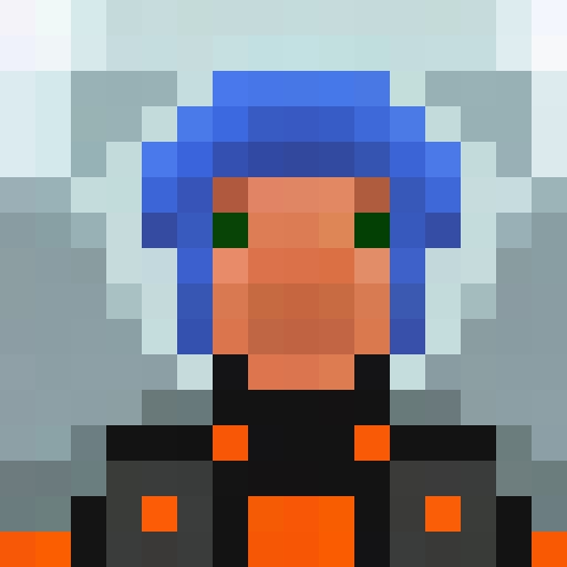 Orange feline, piercing gaze, prominent stripes, pixelated perfection, a close-up portrait in 16x16 game icon style