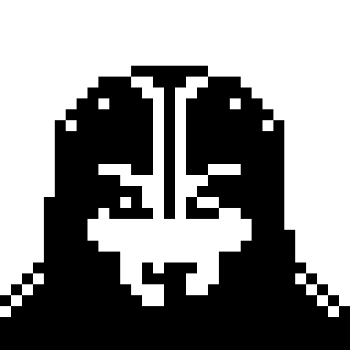 Wolf avatar, portrait, 3/4 view