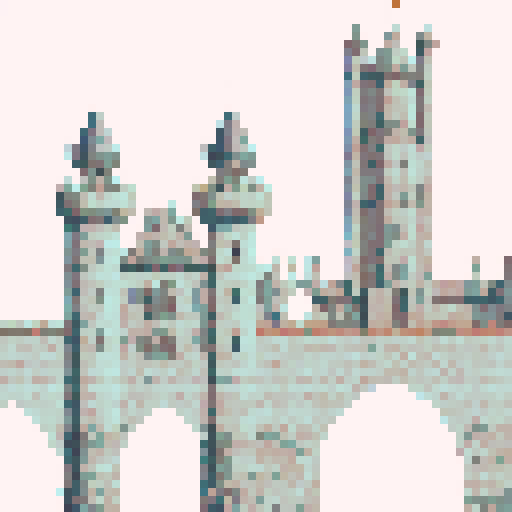 magic space between worlds, hints of time and medievalness