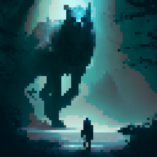 werewolf, standing in the forest