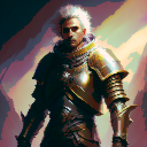 Male Paladin, adorned in large plate armor, emanating a godly aura, basked in the radiant sunlight, wielding a mighty mace, ready for battle in a fantasy Medieval RPG style